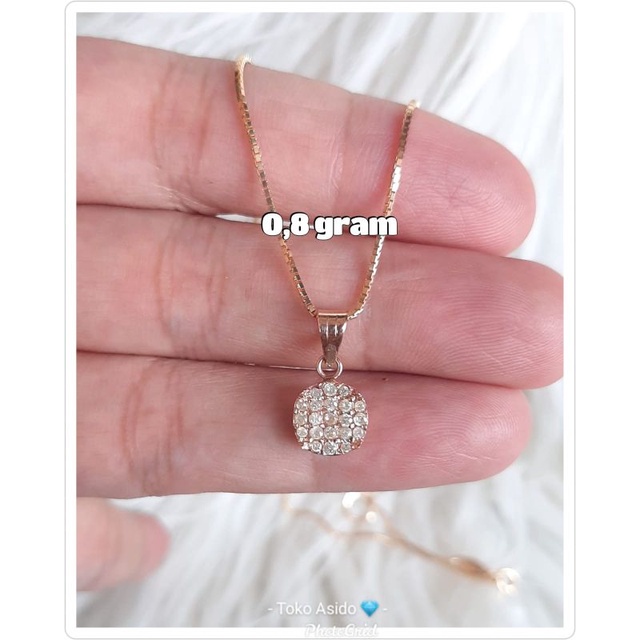Berlian Medan Liontin Bulat Penampakan