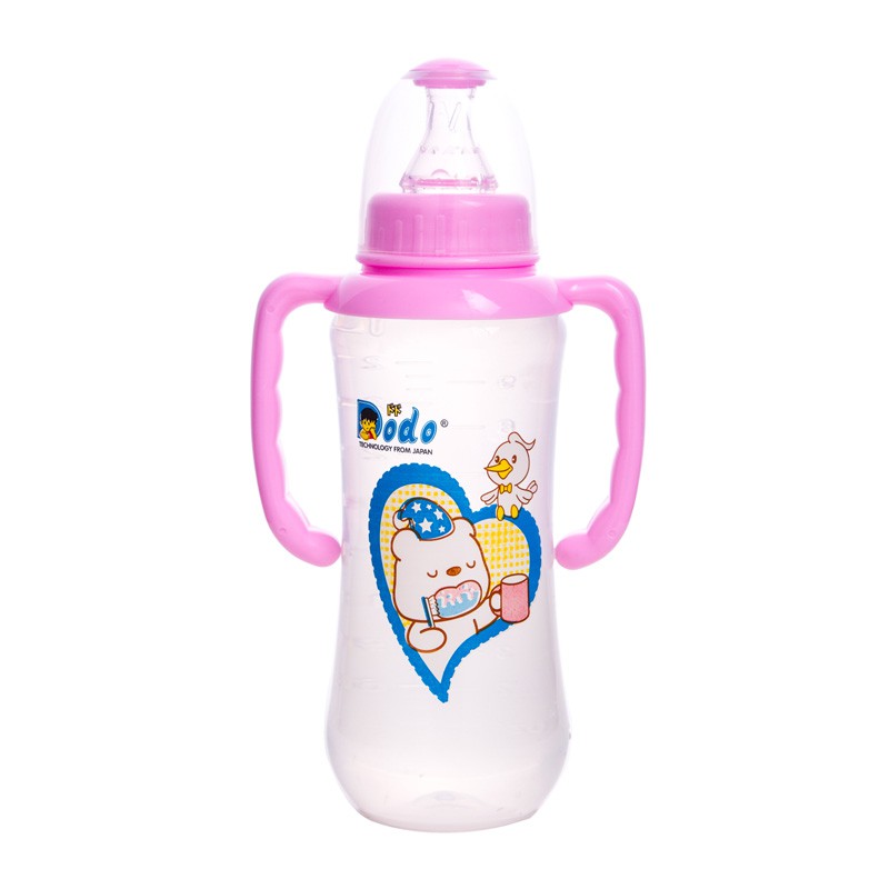 Dodo Botol PP Streamline Handle Pink 150ml