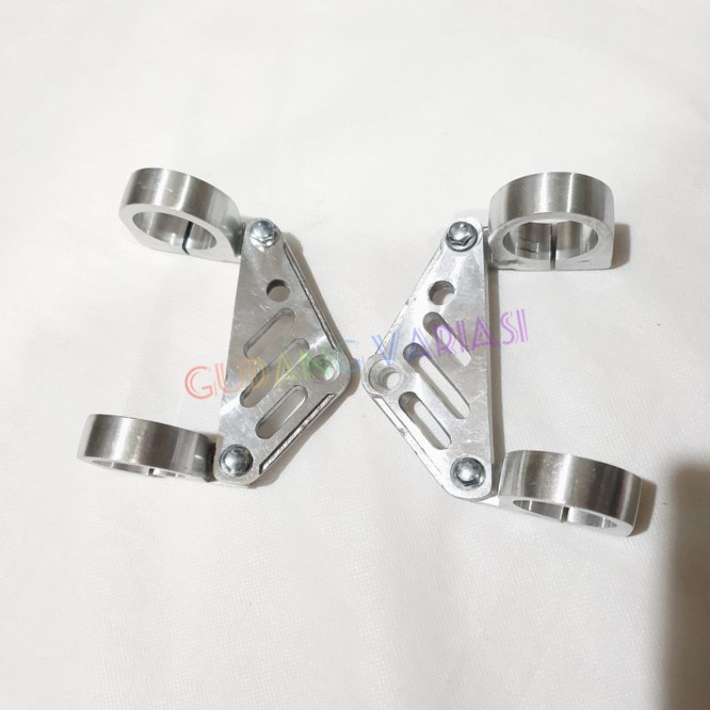 KUPINGAN LAMPU CNC AS 31 CINCIN BREKET LAMPU PESEK KUPINGAN TIGER GL CB MEGA PRO