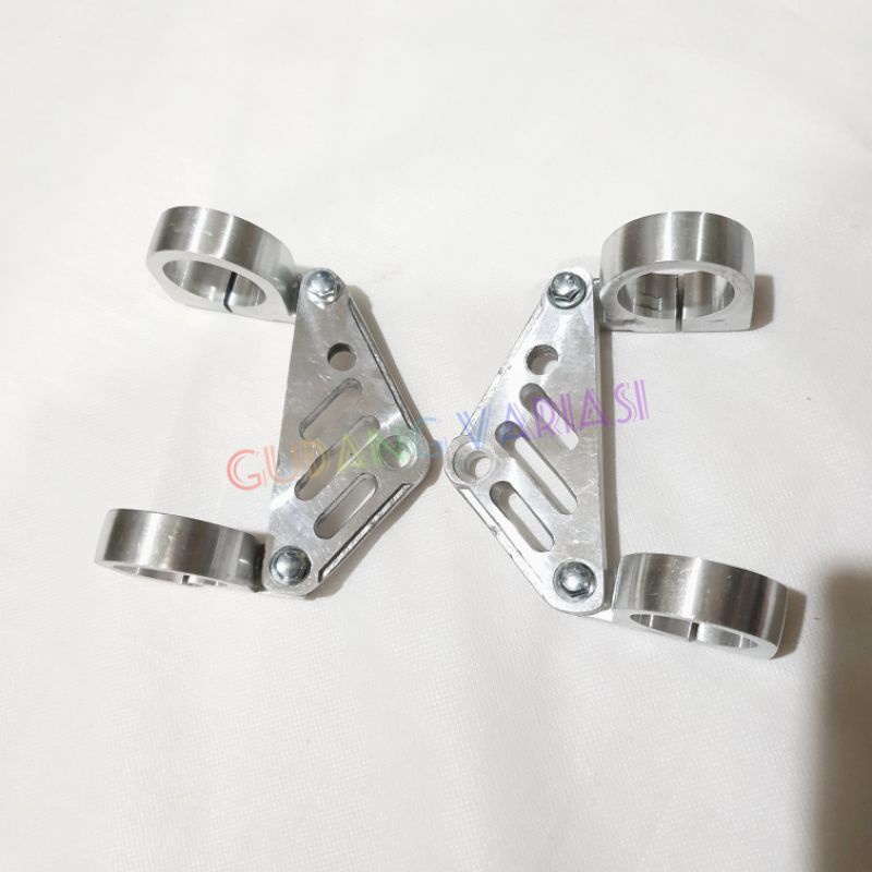 KUPINGAN LAMPU CNC AS 31 CINCIN BREKET LAMPU PESEK KUPINGAN TIGER GL CB MEGA PRO