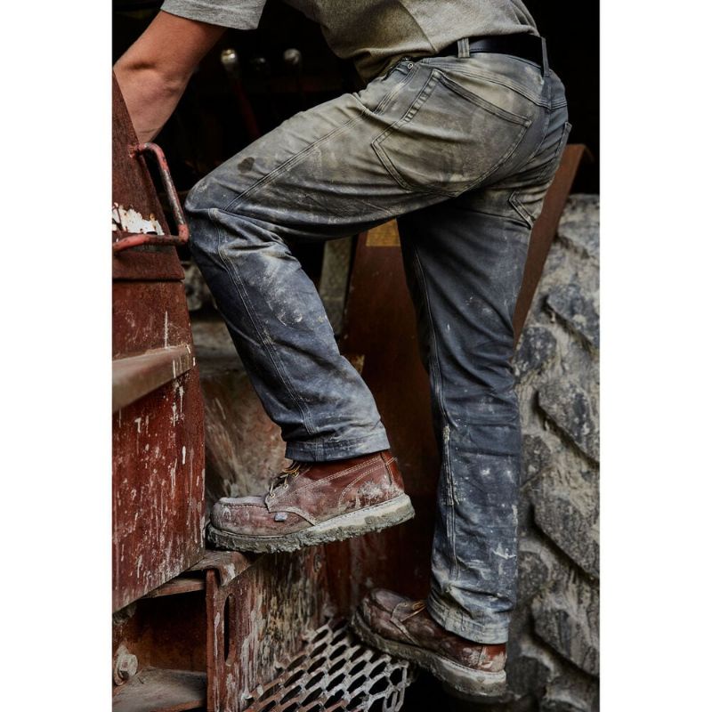 DLTH Men's DuluthFlex Fire Hose Relaxed Fit 5-Pocket Pants | Celana Panjang Pria