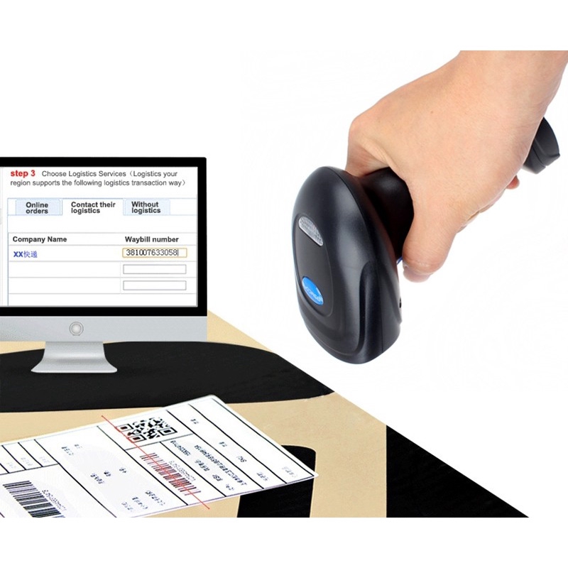 Taffware Bluetooth Barcode Scanner - YK-BW3 - Hitam