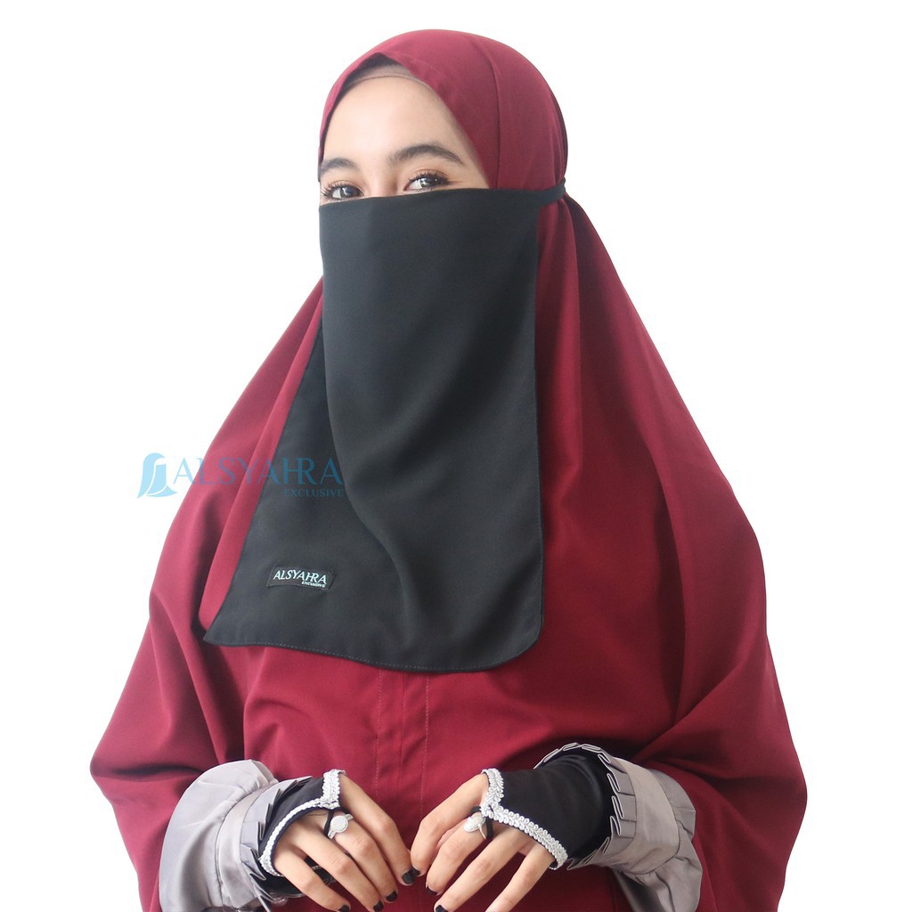 niqob/ Cadar Tali Sifon Premium Alsyahra Exclusive