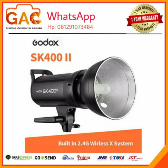 Paket hemat GAC lampu studio Godox SK-400II SK400II + Softbox octagonal 120cm +  Takara spirit 3