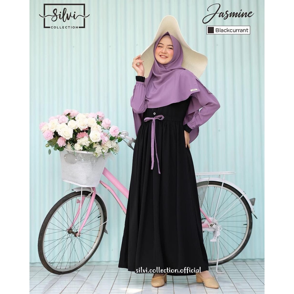 Murah Gamis TEBAL Polos Wafle Premium Busui Keren