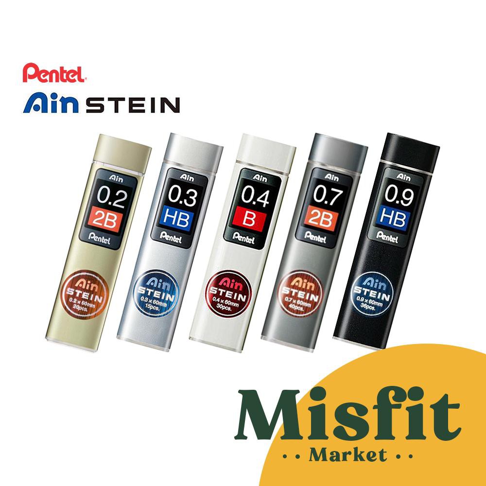 

Pentel Ain Stein Mechanical Pencil Lead Refill 0.2 0.3 0.4 0.7 0.9 mm isi pensil cetek