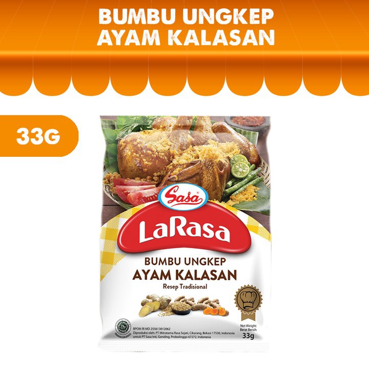 Sasa Larasa Bumbu Ungkep Ayam Kalasan 33gr Shopee Indonesia