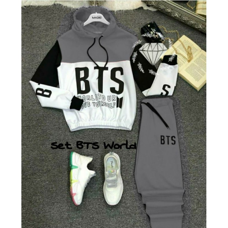 SET CELANA BTS WORLD, BABYTERRY, SETELAN