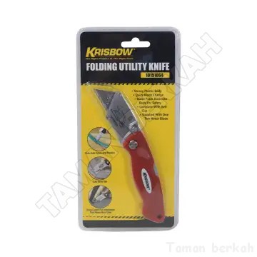 KRISBOW PISAU LIPAT  - FOLDING UTILITY  KNIFE