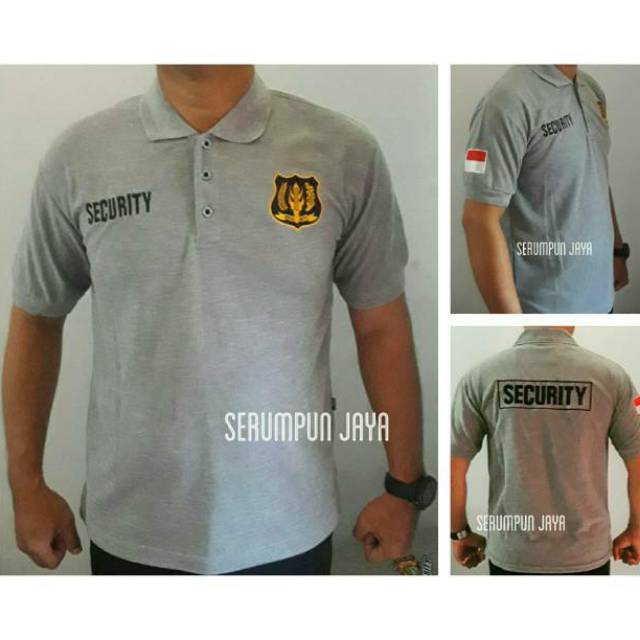 KAOS SECURITY ABU - KAOS KERAH SECURITY - KAOS POLO SECURITY - POLO SECURITY ABU BORDIR