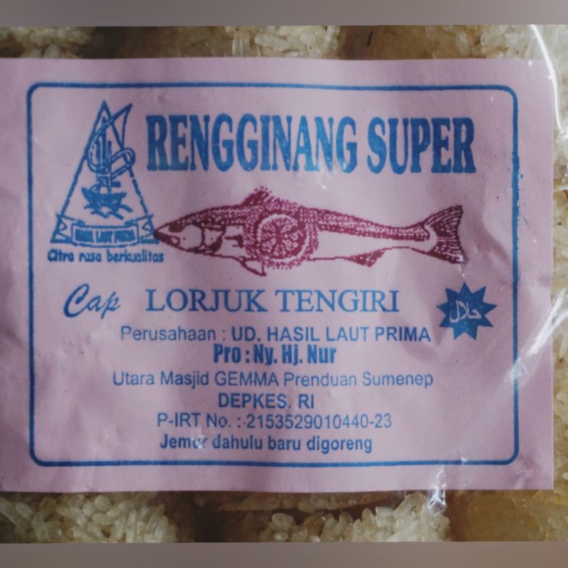 

rengginang super cap Lorjuk Tengiri produksi Ny Hj.Nur Sumenep