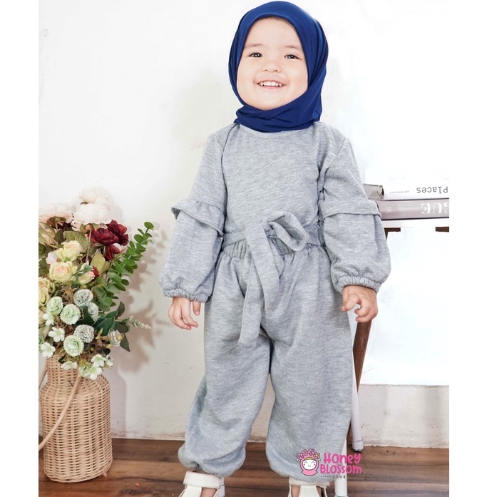 Set Baju Anak / One Set Anak Perempuan Alika Series / Baju Muslim Anak 1-5 Tahun