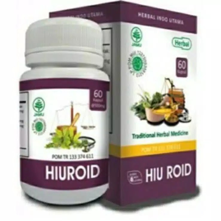 HIUROID HIU ROID OBAT WASIR AMBEIEN HERBAL