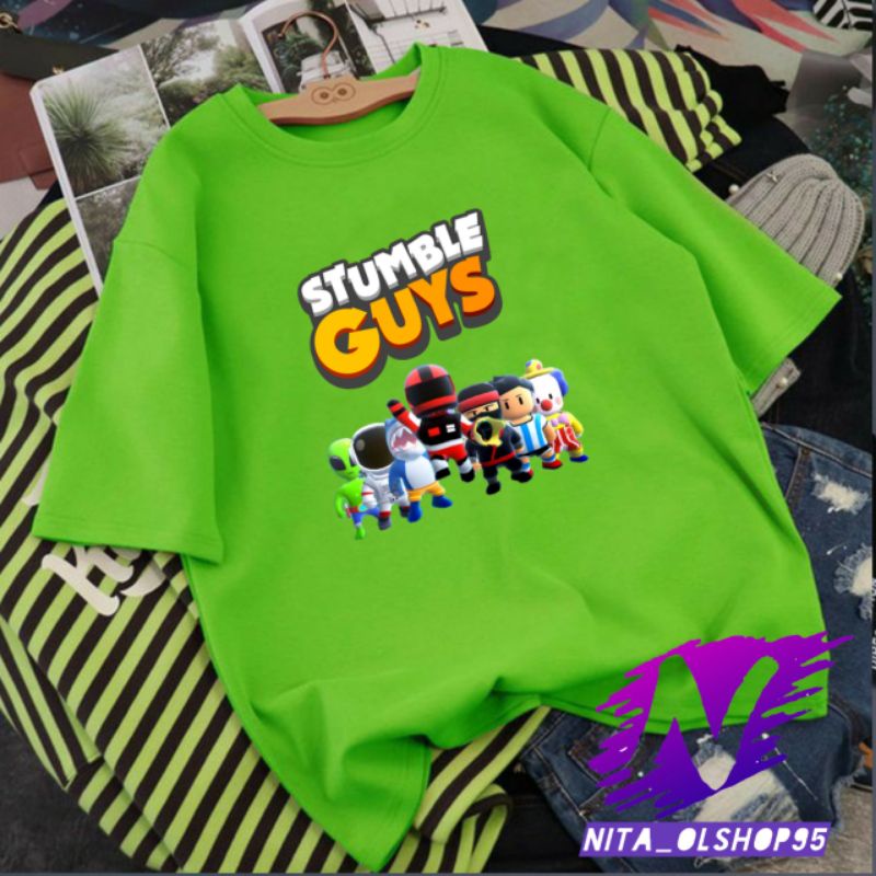 kaos stumble guys kaos anak stumble guys viral