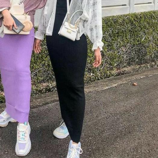 ◄ ROK SPAN RAJUT PREMIUM /ROK RAJUT PANJANG ✼