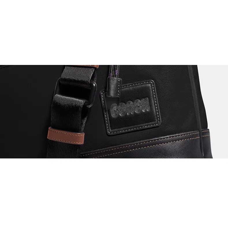 91761   COACH Men's Patch PACER No. 25 Messenger Bag Messenger Bag Shoulder Bag Messenger Bag  ycb