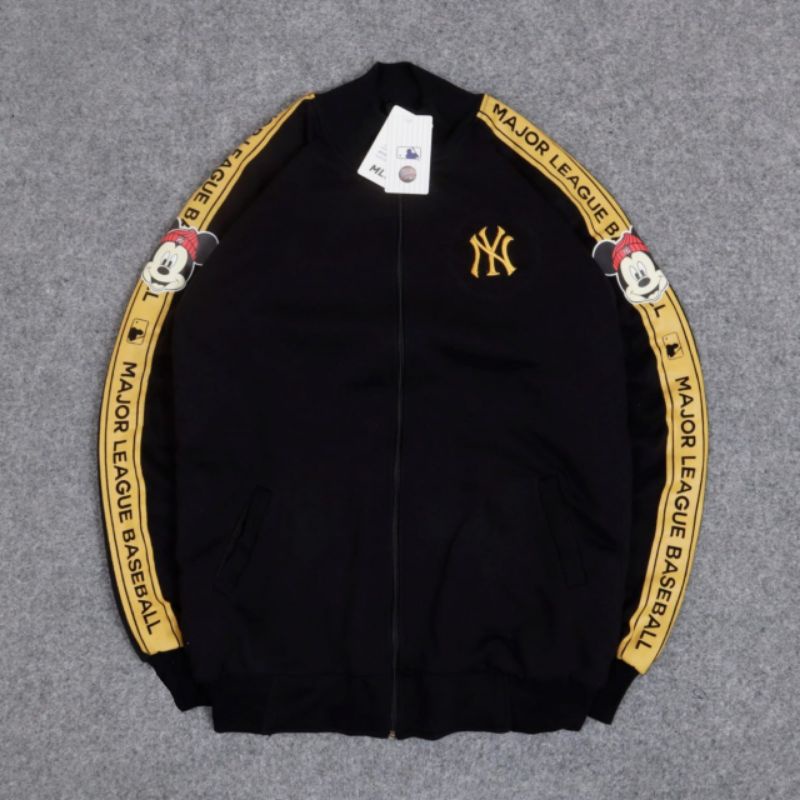 TRACKTOP ZIPPER NY MLB X MICKEY MOUSE TAPED GOLD AUTHENTIC