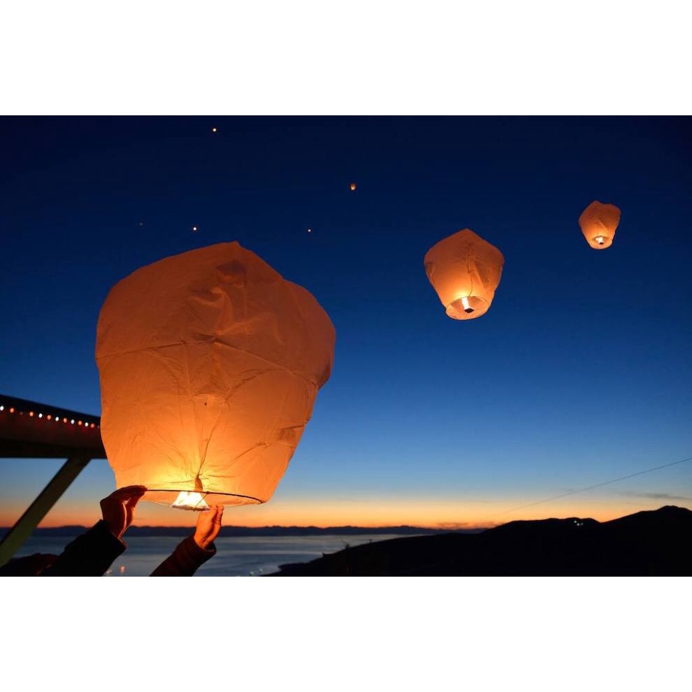 Sgmshop lampion terbang sky lantern lentera new year tahun baru ultah party