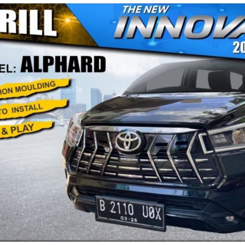grill Innova 2021 model alphard