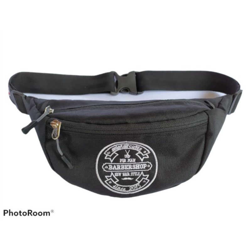 Tas pinggang / Waistbag CUSTOM (Gambar LOGO/NAMA suka-suka)