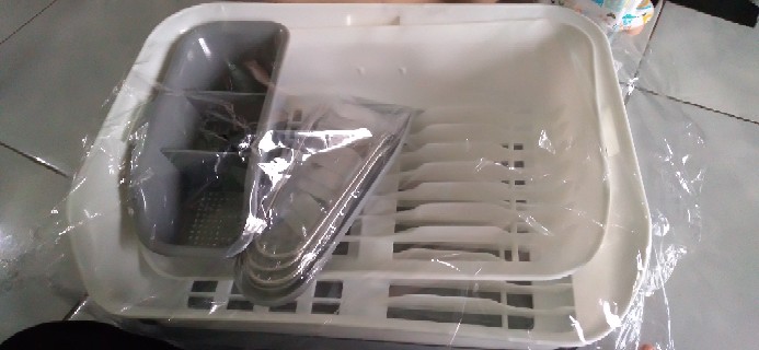 Aphome Rak Piring Rak Dapur Penyimpanan Piring Gelas Rak Alat Makan + Free Tempat Sendok