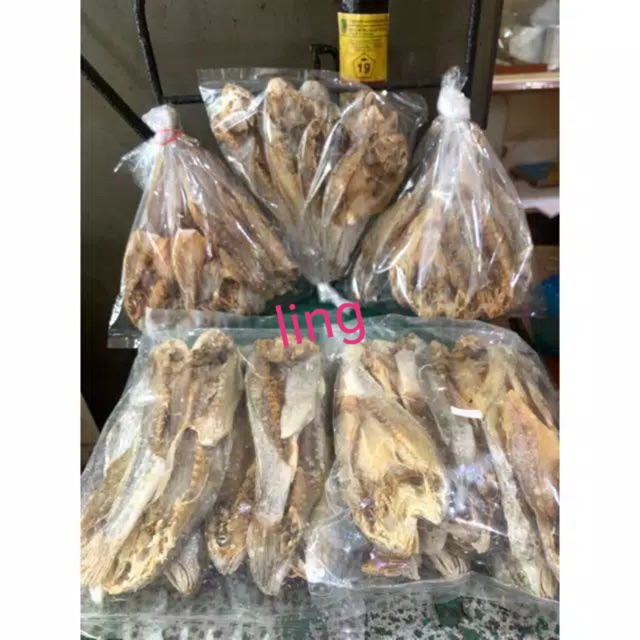 

Ikan asin kepala batu belah samge 250 gram