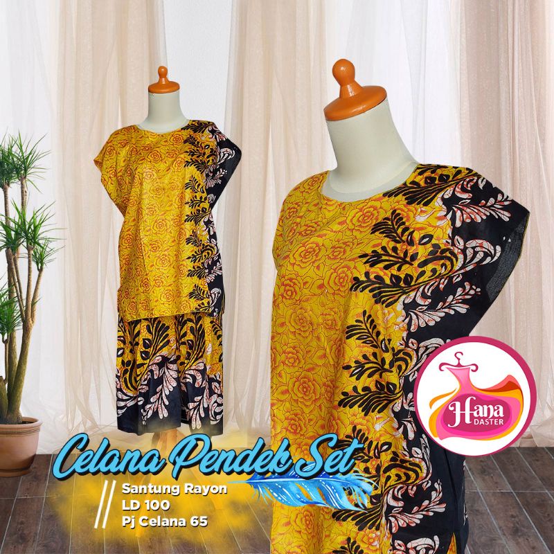 Daster Batik Celana Pendek Set murah Babydoll