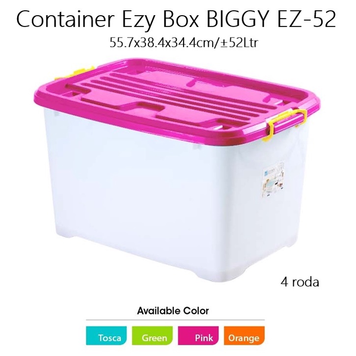 Kirim Instant/Sicepat Gokil/Shopee Express Container Ezy Box BIGGY EZ-52 52Liter