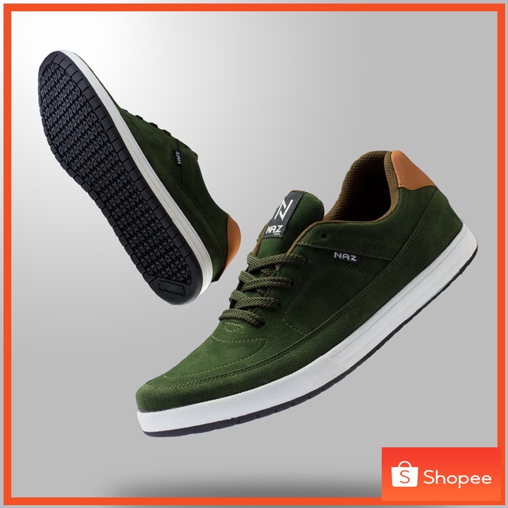 GUSTAV - Sneaker Casual Suede Sepatu  Naz Sepatu Kets Lokal Berkualitas