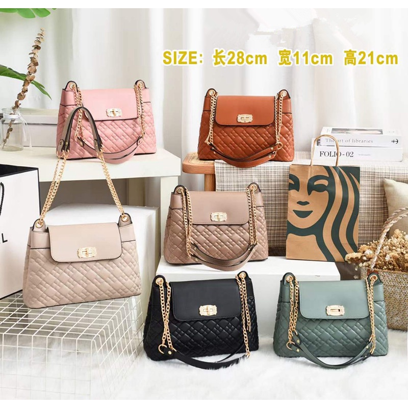 TASHAPPY CR7814 Tas Model SHOULDERBAG Wanita Fashion Cantik Muat Banyak Terbaru supplier tas import BQ3514 LT2138