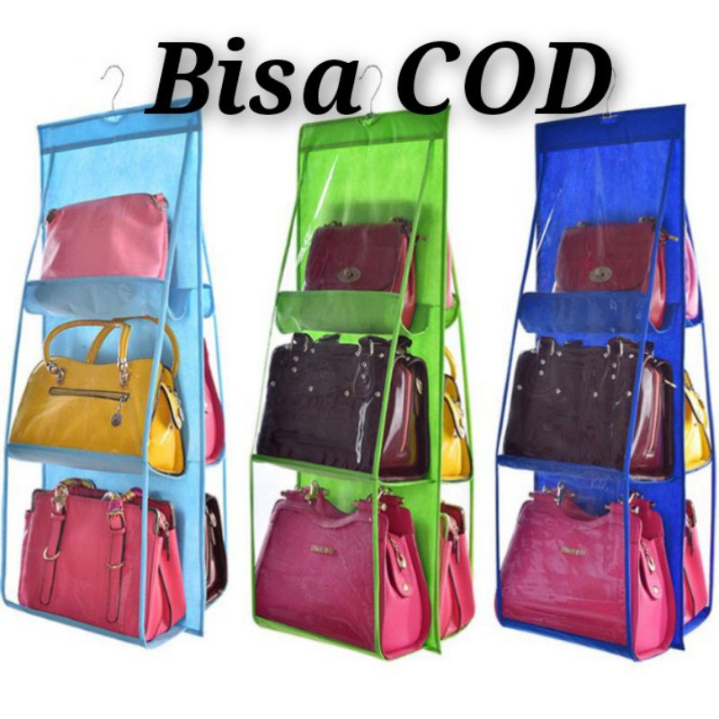 RAK TAS GANTUNG BAG ORGANIZER HANGING STORAGE TEMPAT PENYIMPANAN