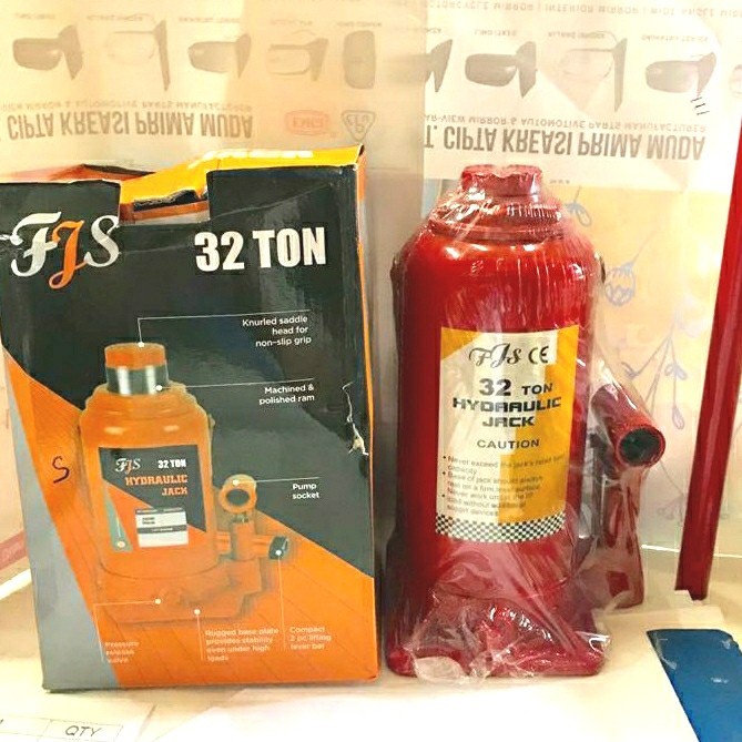 DONGKRAK HYDRAULIC JACK BOTOL TRUK DONGKRAK MOBIL 32 TON HIDROLIK