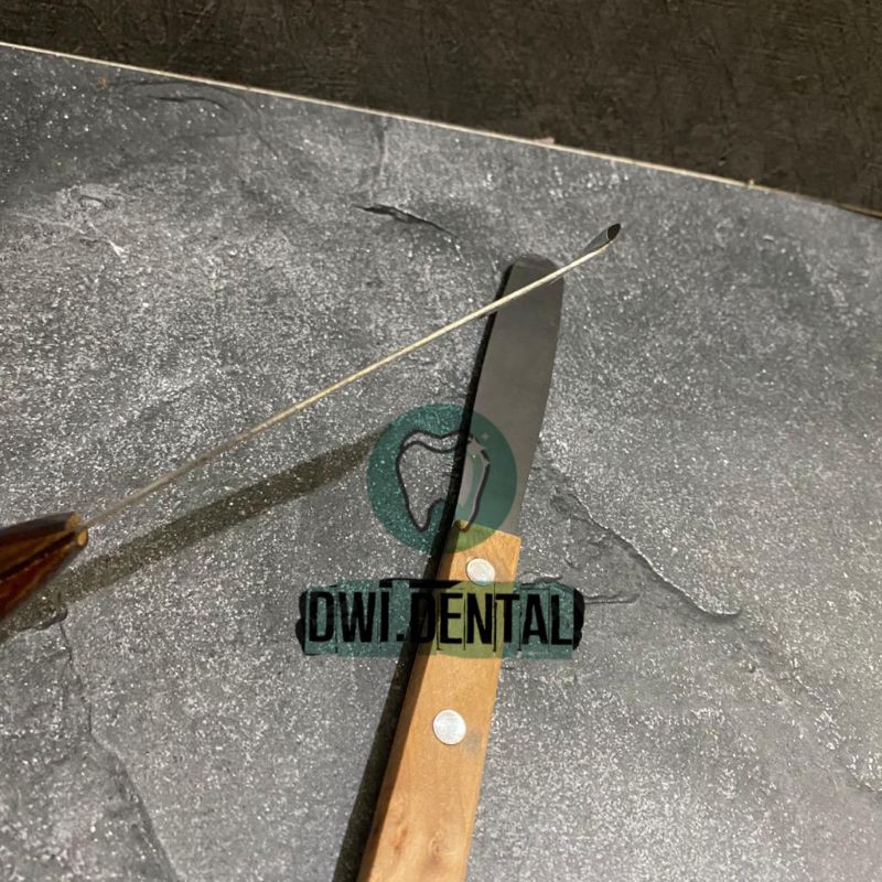 Dental spatula Kayu gips gipsum alginate alginat elastomer