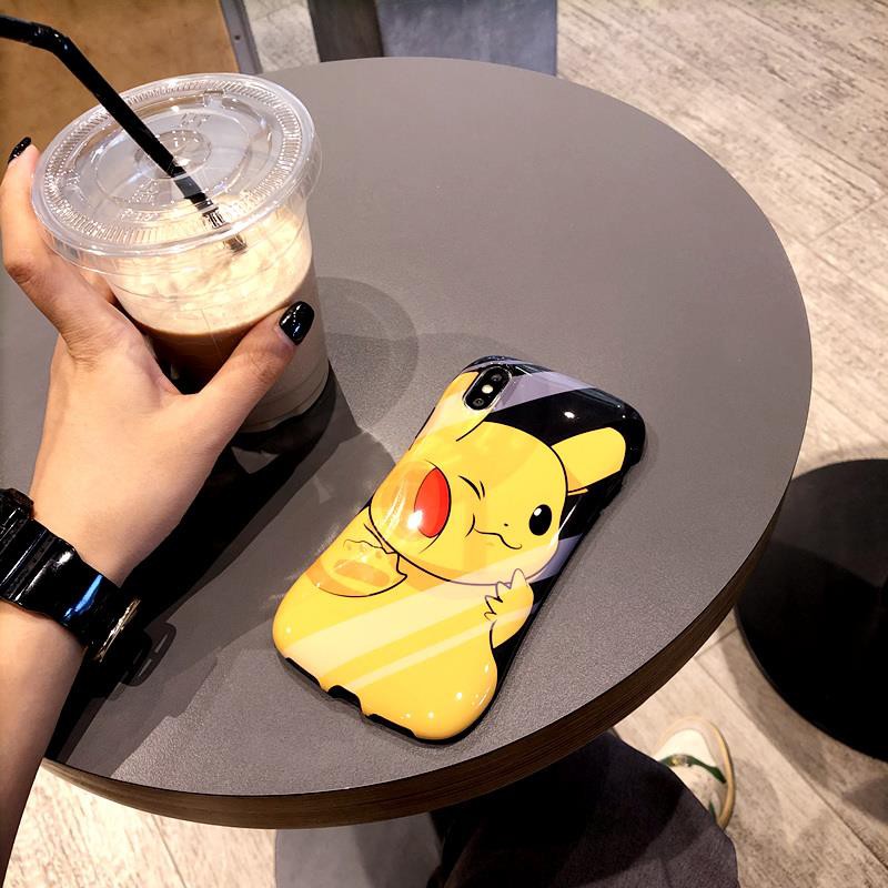 Casing Soft Case Silica Gel Gambar Kartun Kucing Lucu Imut Untuk Apple Iphone X78 Plus