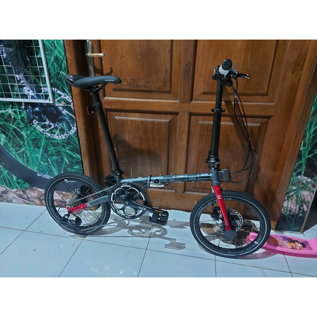 Sepeda lipat 16 inch Element Troy X9