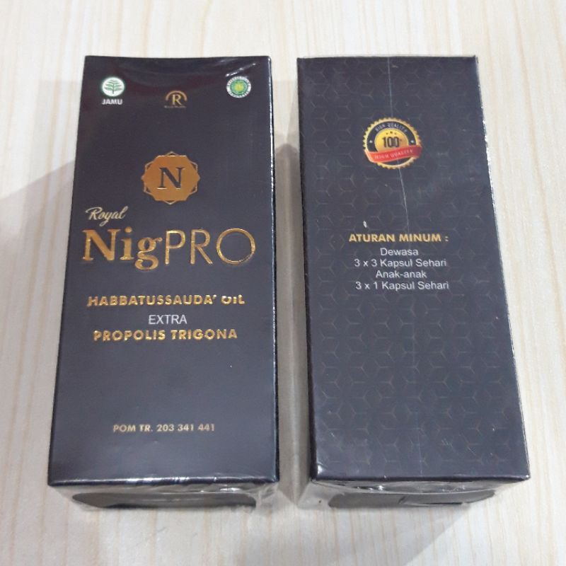 NigPRO Isi 100 - Habbatussauda Oil Extra Propolis Trigona