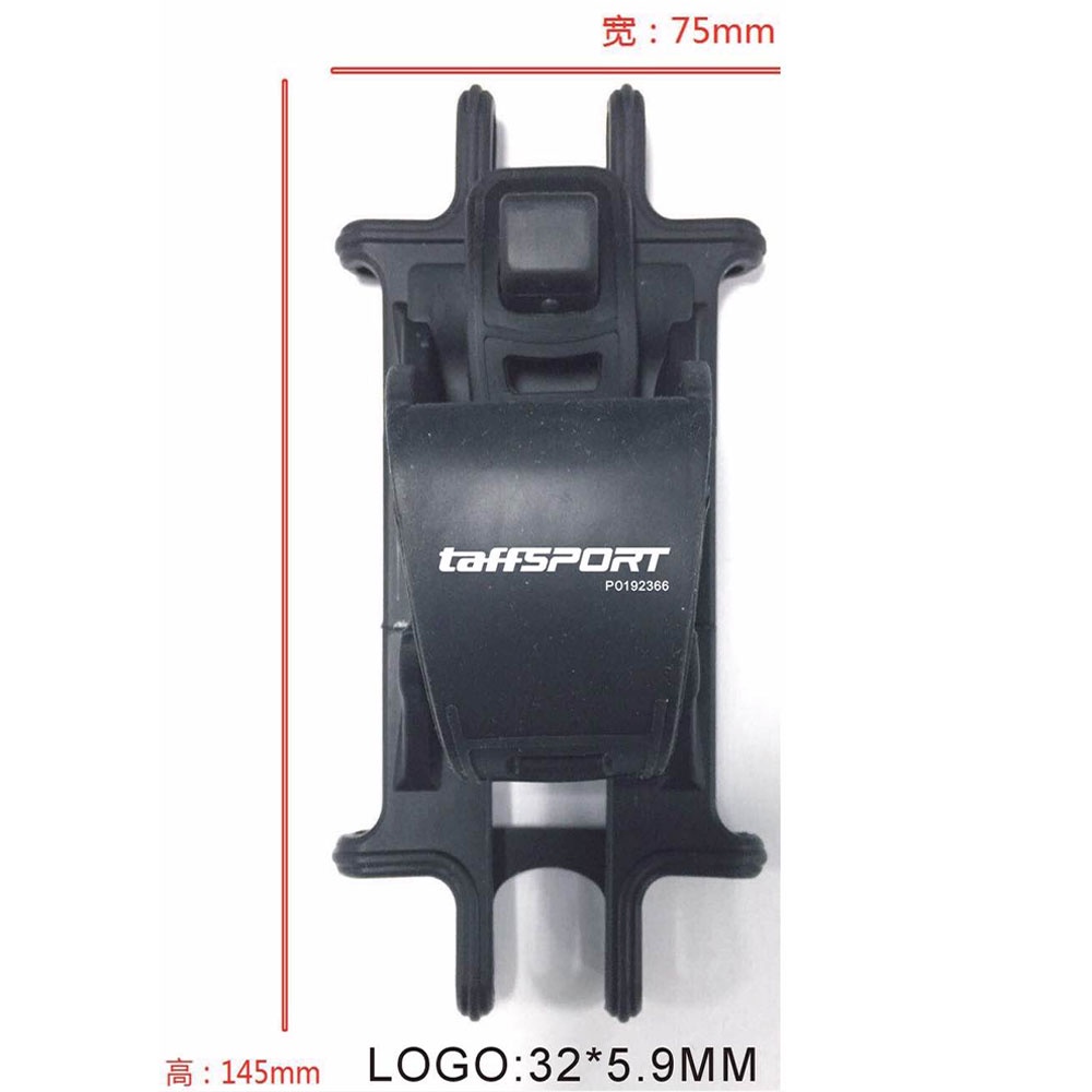 TaffSport Holder Smartphone Untuk Sepeda Bike Universal Bicycle - Black