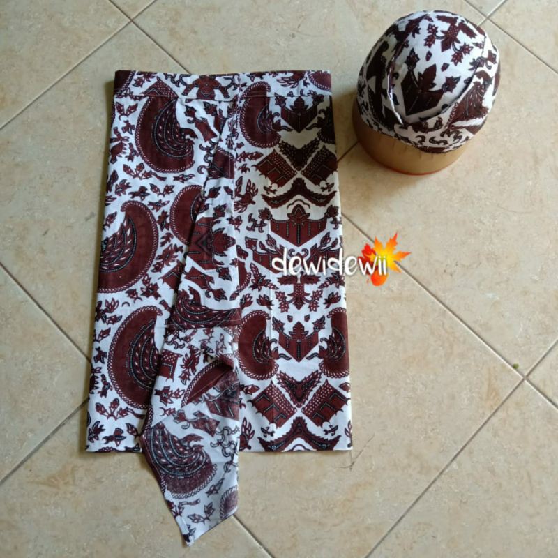 Sapit Urang + Blangkon, Motif Semen Putih