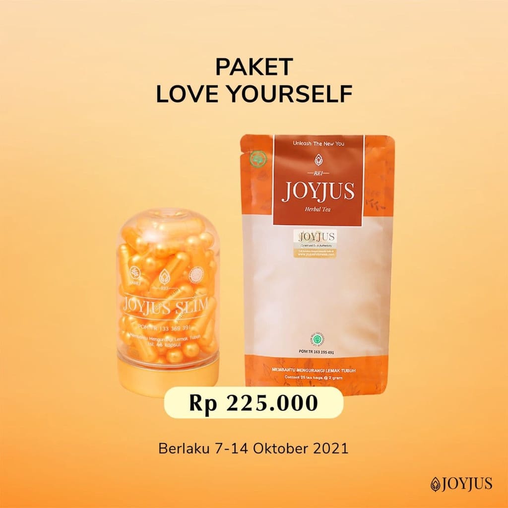 Paket Joyjus Tea + Joyjus Kapsul / Fiber 300 Gram / Fiber 500 Gram Joy Jus Rei Joyjus