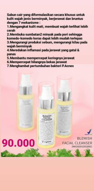 blemish facial cleanser