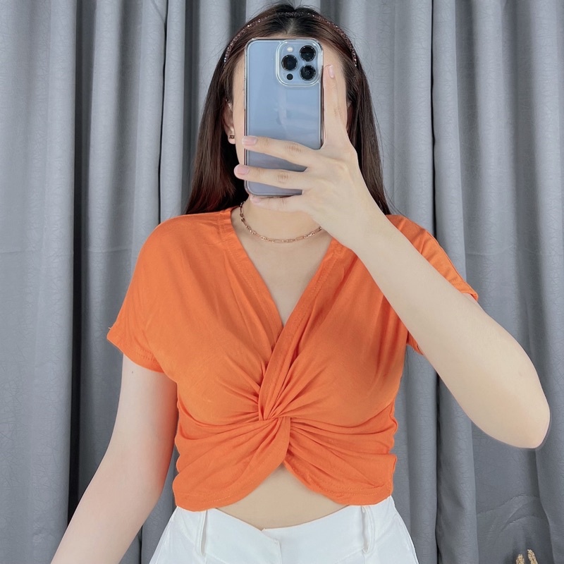 Crop top Cross | Crop top silang | Crop top pita 1659