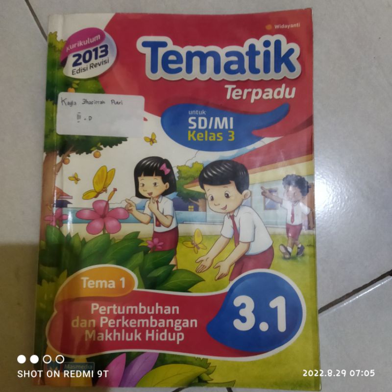 Tematik MASMEDIA SD/MI Kelas 3 kurikulum 2013 edisi revisi