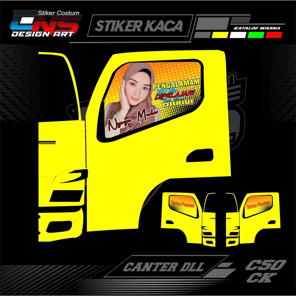 stiker truk stiker kaca truk stiker kaca stiker kaca one way stiker one way stiker decal kaca