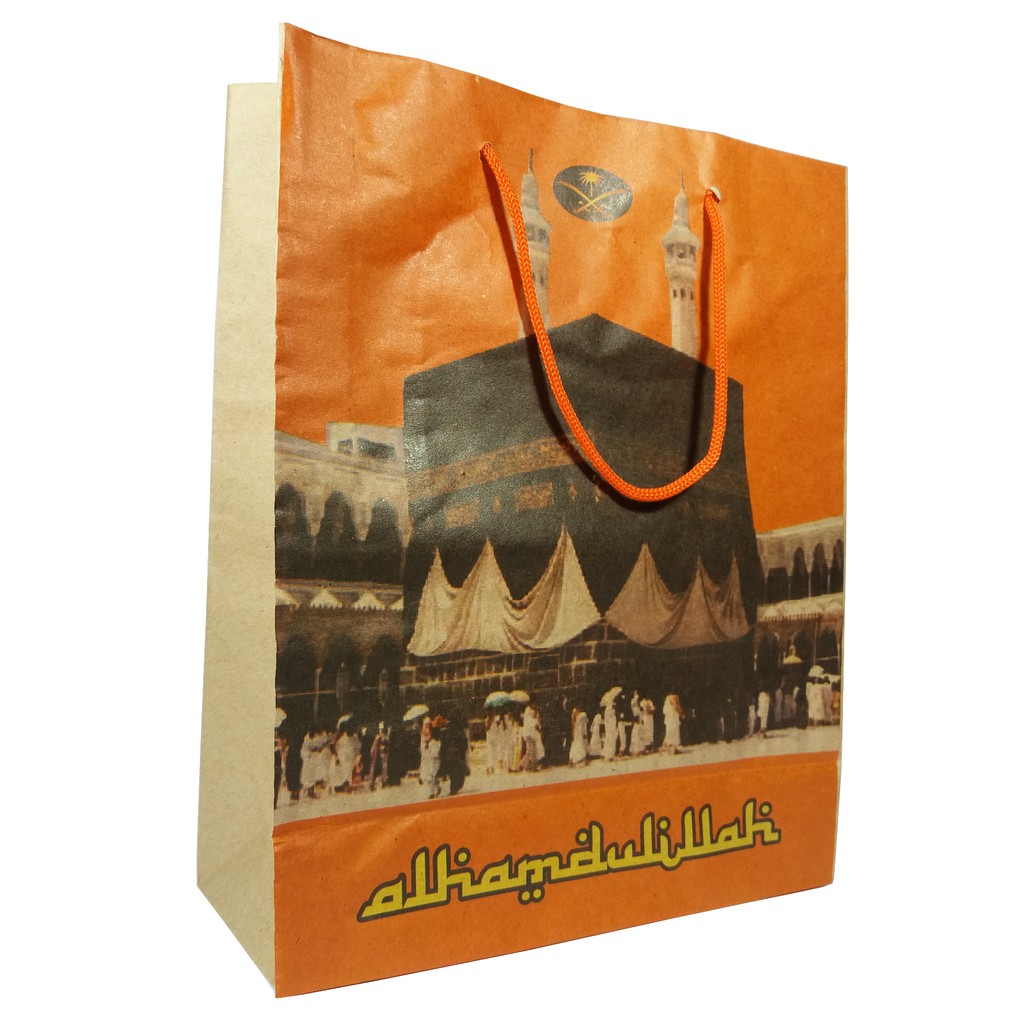 

Paper Bag Haji Tanggung/Tas Kertas / Tas Souvenir Haji /Oleh Oleh Haji