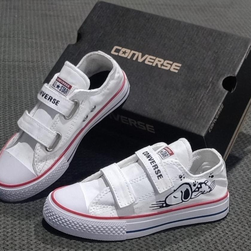 "MJL. 414398" Sepatu anak converse_anak snoopy sepatu sneakers karakter converse_kids snoopy fashion