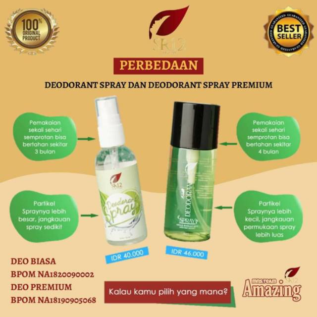 Deo spray sr12