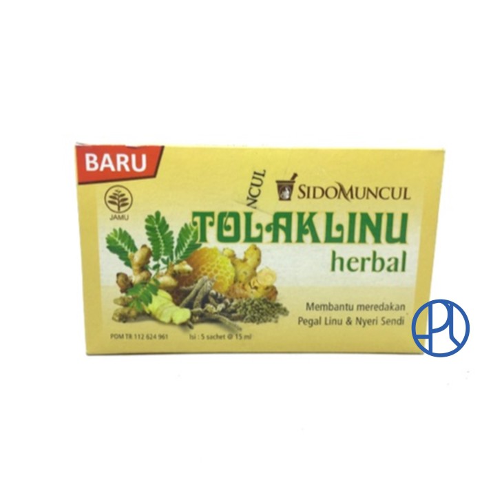 TOLAK LINU HERBAL ISI 5 SACHET TOLAKLINU ANGIN SIDOMUNCUL SIDO MUNCUL