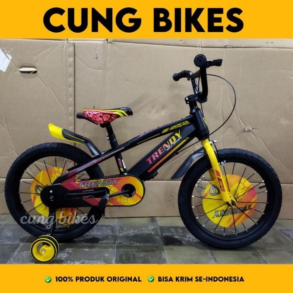 SEPEDA ANAK BMX TRENDY 18&quot; BAN 2.5 dan JUMBO 3.0