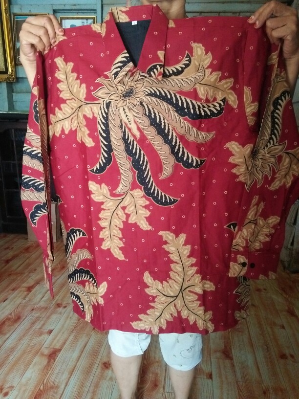 Godongan Kemeja Batik Pria Lapis Furing Katun Primisima Batik Solo