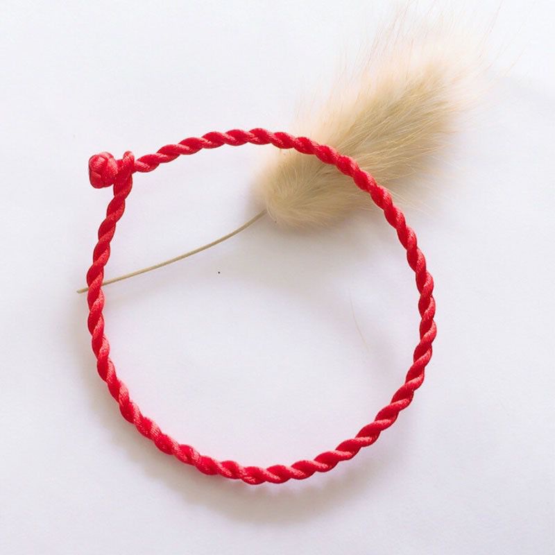 GELANG TALI KEBERUNTUNGAN CINA SATIN PELINTIR